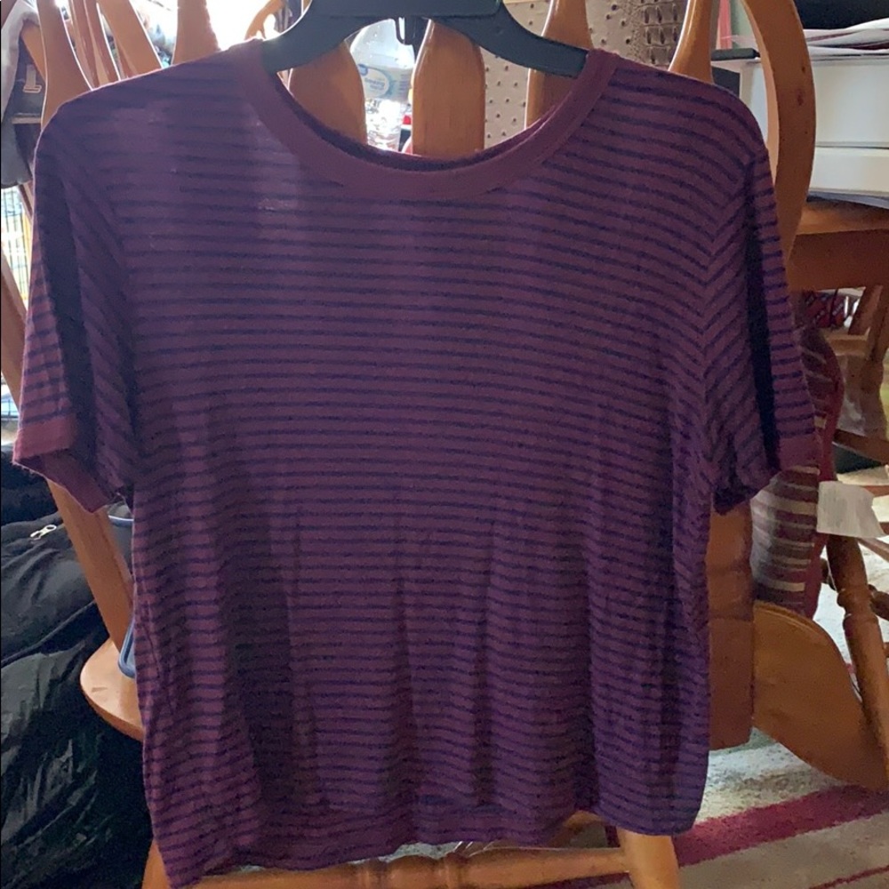Striped crop top